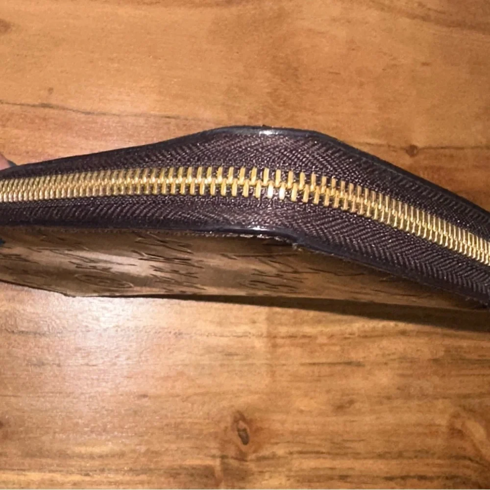 Louis Vuitton Amarante Monogram Vernis Zippy Wallet - Picture 7 of 8